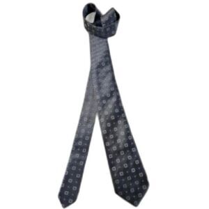 Scappino Italian Silk Blend Men's Tie with Grid Pattern